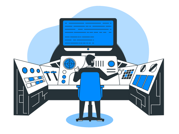 Astronaut in the air